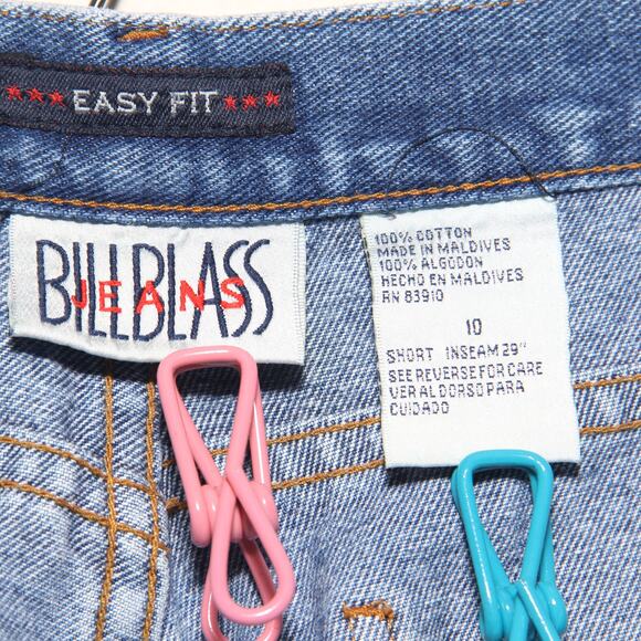 Vintage Bill Blass High Rise Tapered Mom Jeans Cotton Size 10 Short - Picture 6 of 6